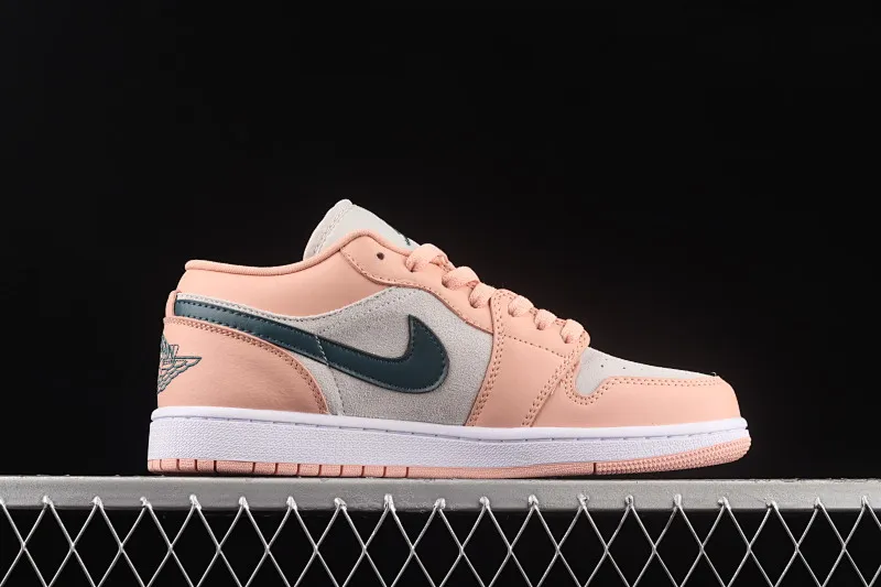 All categories Air Jordan Jordan series basketball shoes Air Jordan 1 Low Air Jordan 1 Low AJ1 Joe 1 pink and green low-top cultural sneakers DC0774-800